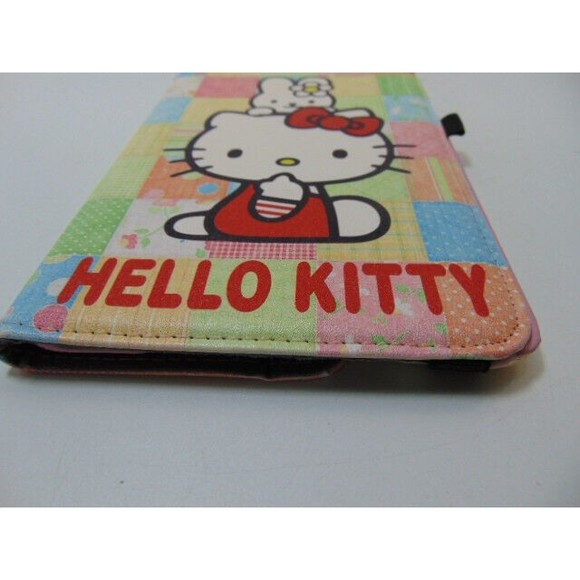 Hello Kitty Folding Tablet Case Multicolored Patchwork --Adorable - Picture 7 of 8